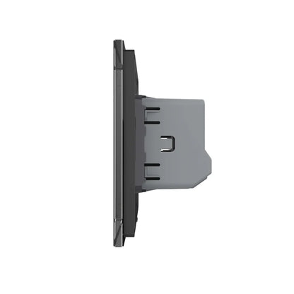 Intrerupator Dublu Wi-Fi cu Touch LIVOLO din Sticla – Serie Noua