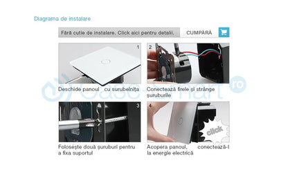 Priza simpla Livolo cu rama din sticla